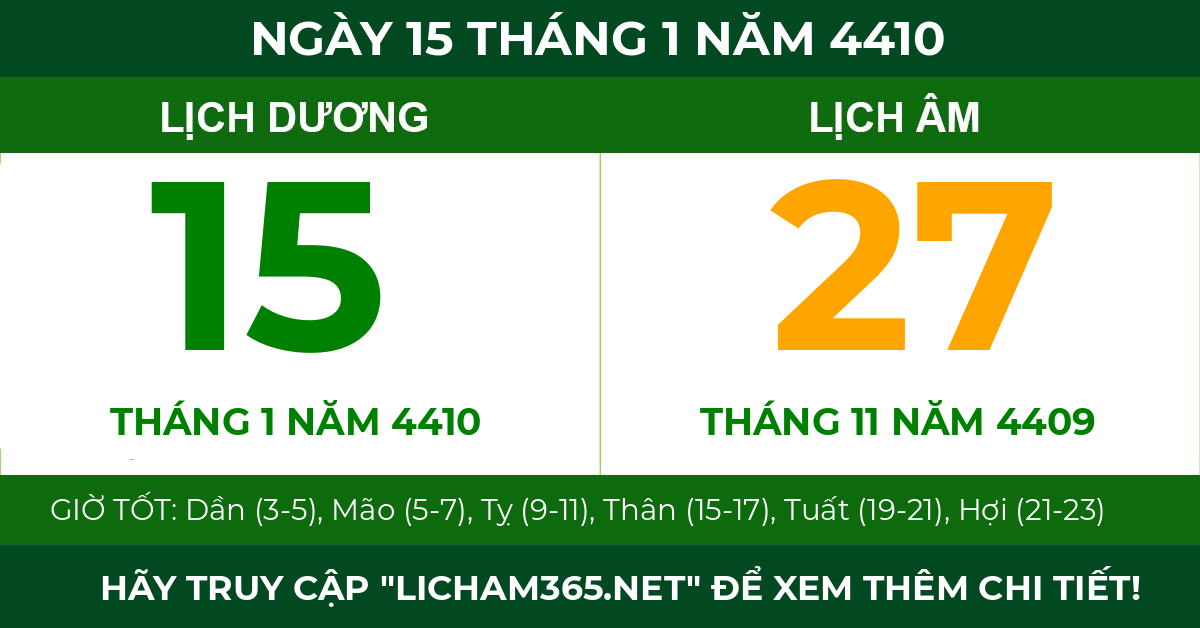lịch âm ngày 15 tháng 1 năm 4410