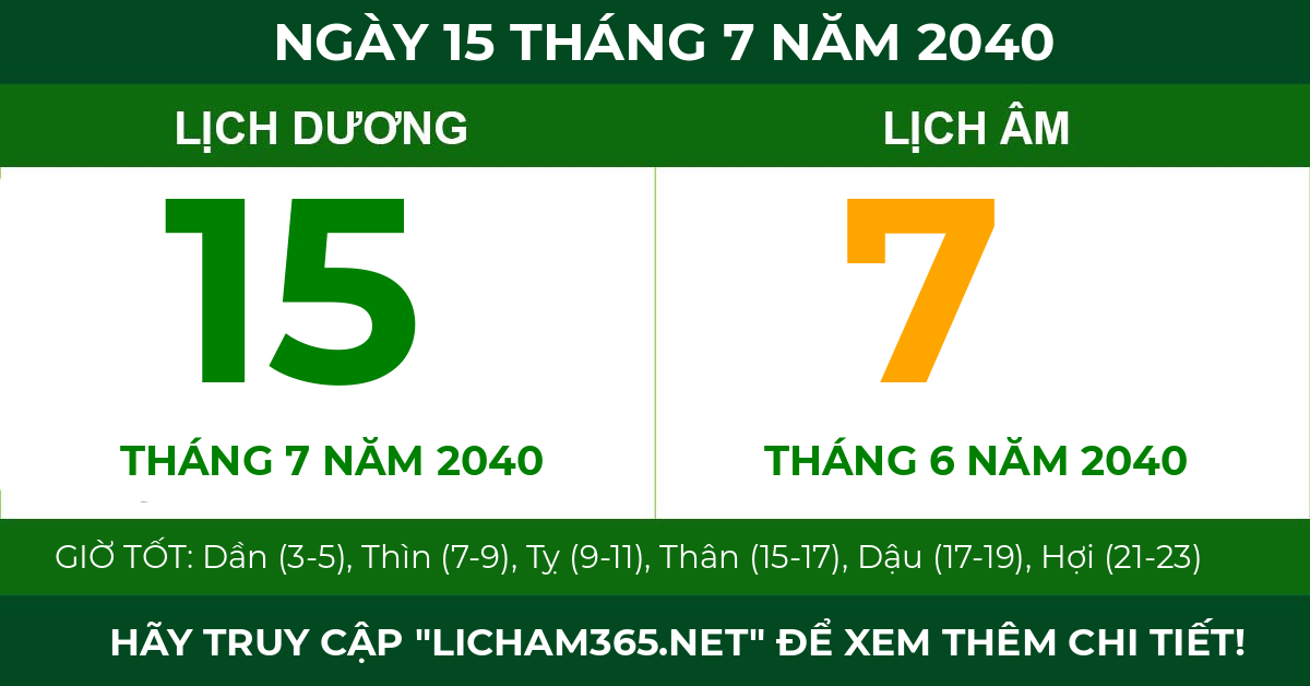 lịch âm ngày 15 tháng 7 năm 2040