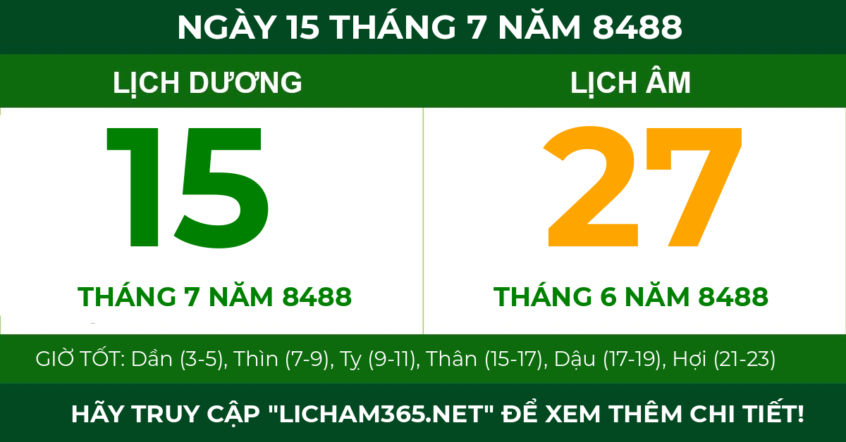 lịch âm ngày 15 tháng 7 năm 8488