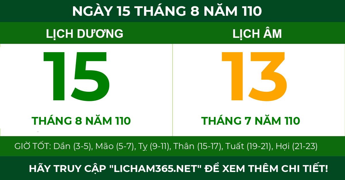 lịch âm ngày 15 tháng 8 năm 110