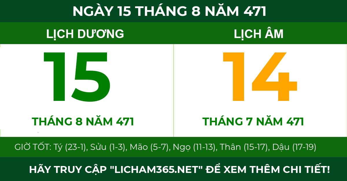 lịch âm ngày 15 tháng 8 năm 471
