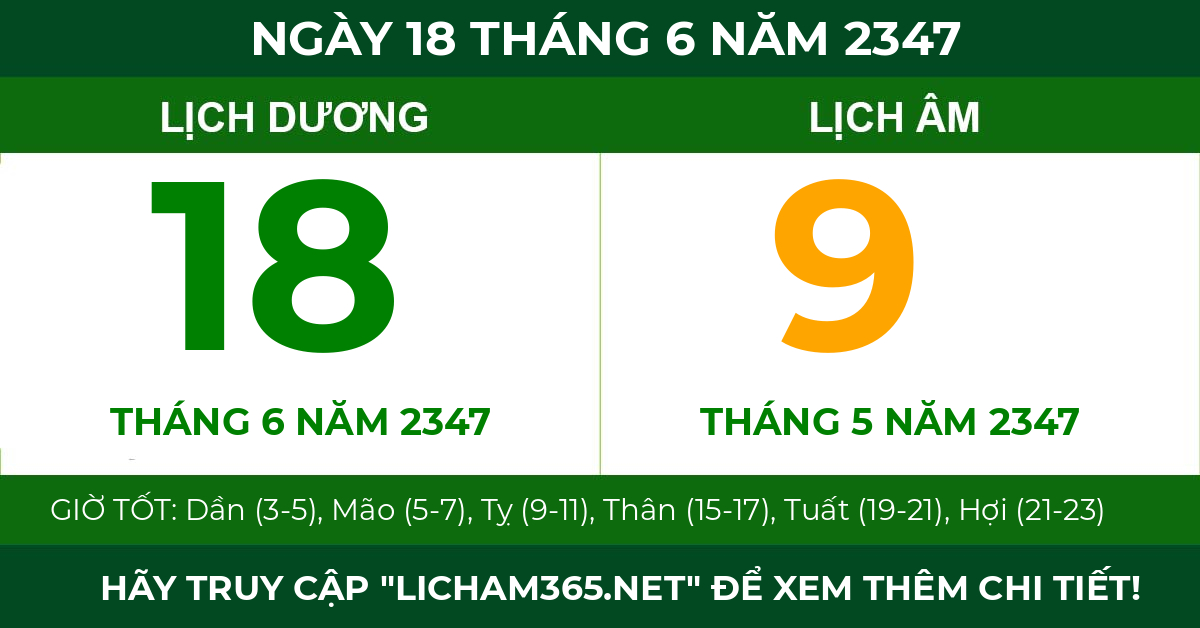 lịch âm ngày 18 tháng 6 năm 2347
