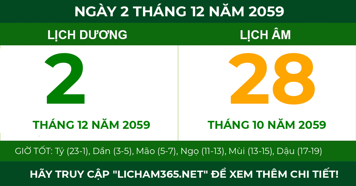 lịch âm ngày 2 tháng 12 năm 2059