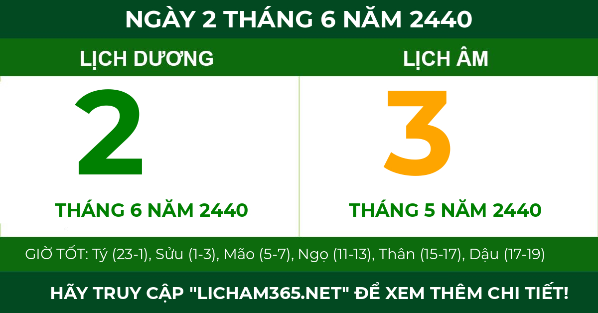 lịch âm ngày 2 tháng 6 năm 2440