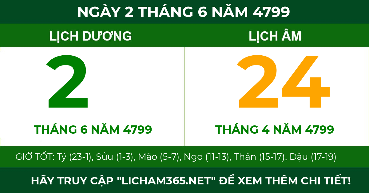lịch âm ngày 2 tháng 6 năm 4799
