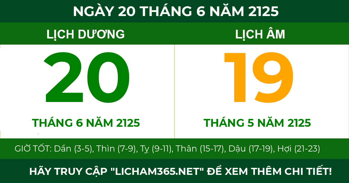 lịch âm ngày 20 tháng 6 năm 2125