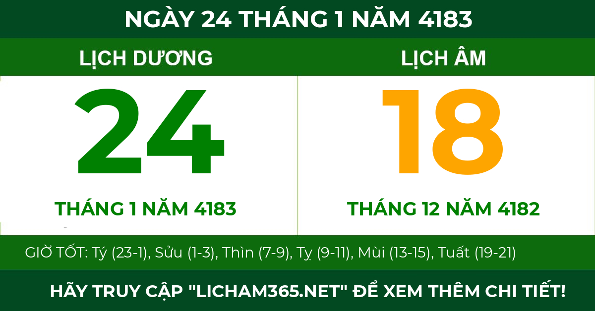 lịch âm ngày 24 tháng 1 năm 4183