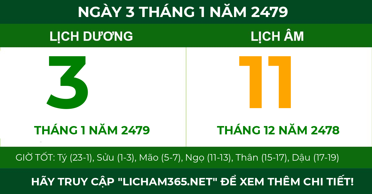 lịch âm ngày 3 tháng 1 năm 2479