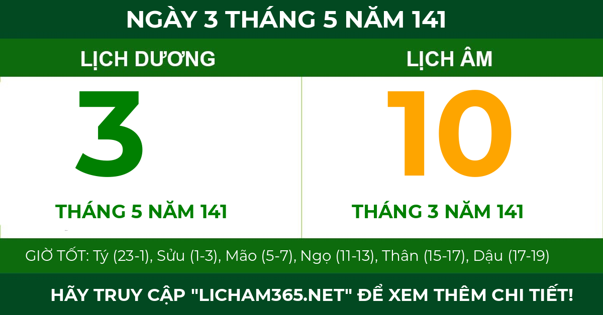 lịch âm ngày 3 tháng 5 năm 141