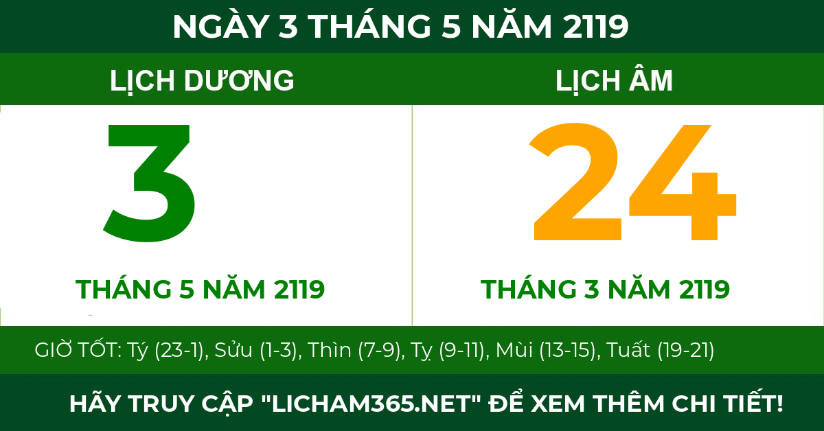 lịch âm ngày 3 tháng 5 năm 2119