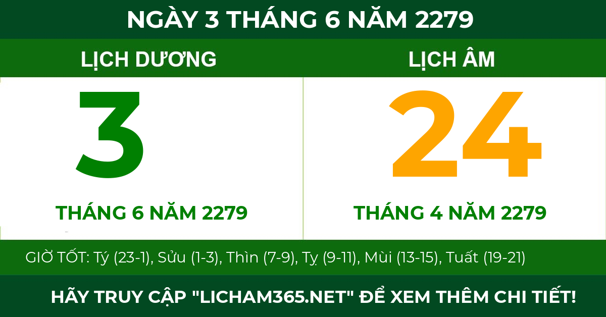 lịch âm ngày 3 tháng 6 năm 2279