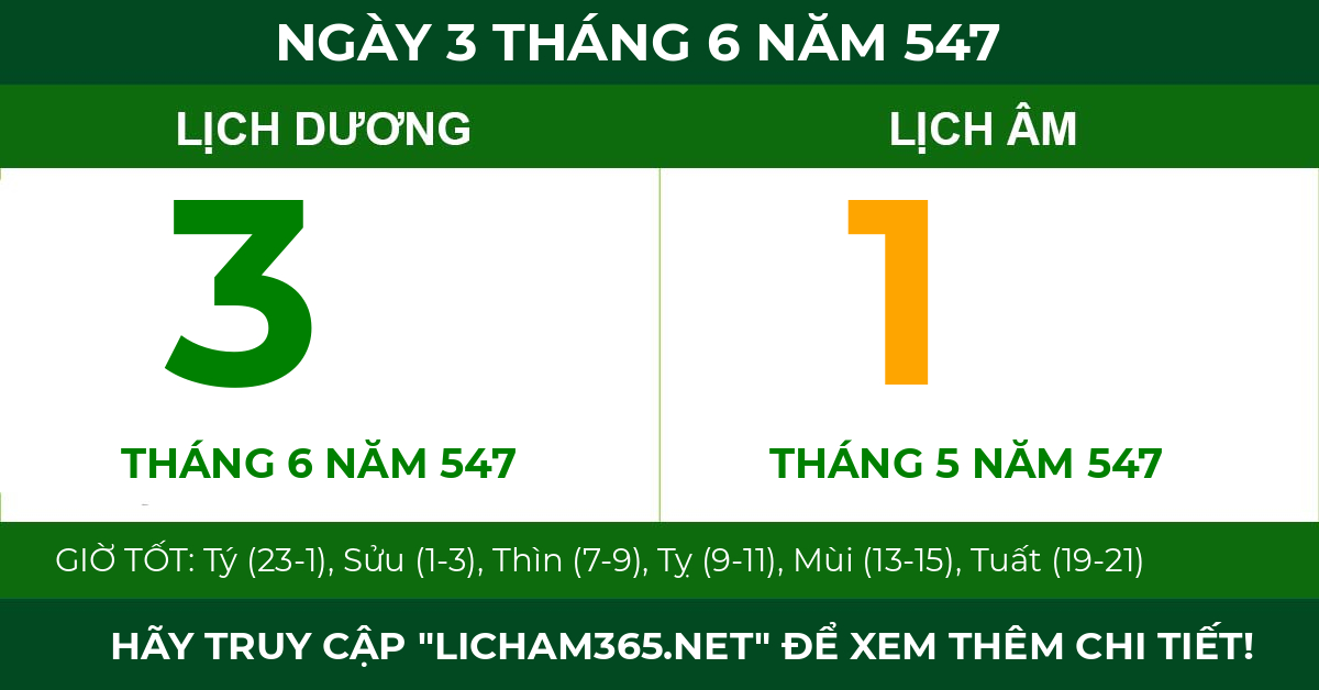 lịch âm ngày 3 tháng 6 năm 547