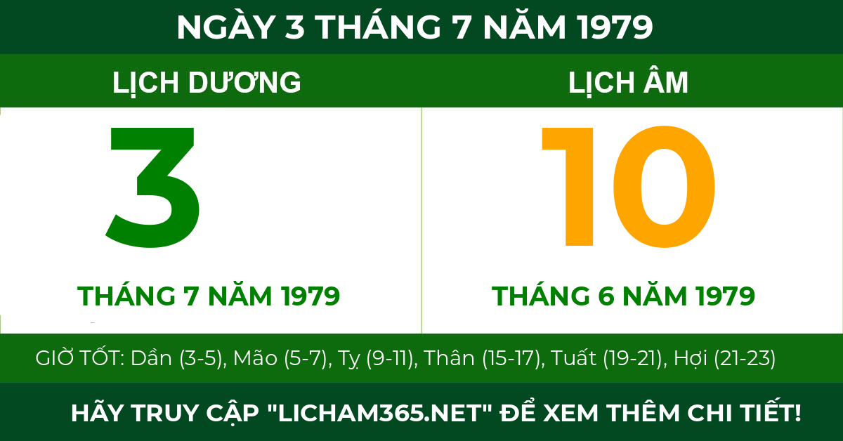 lịch âm ngày 3 tháng 7 năm 1979
