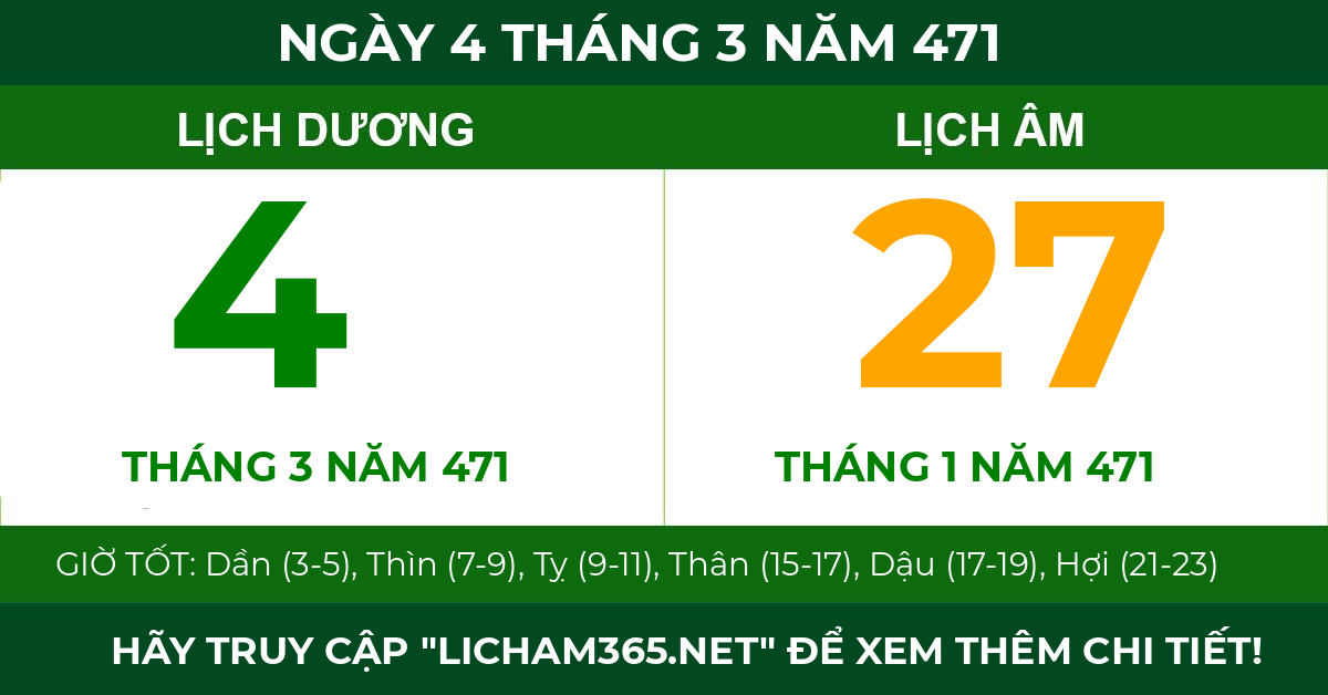 lịch âm ngày 4 tháng 3 năm 471