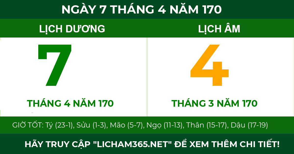 lịch âm ngày 7 tháng 4 năm 170