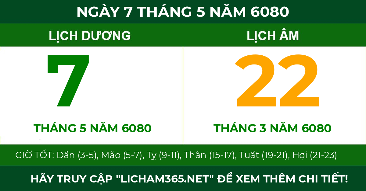 lịch âm ngày 7 tháng 5 năm 6080