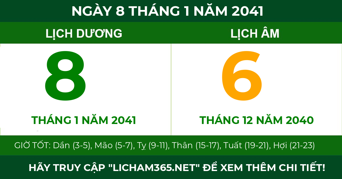 lịch âm ngày 8 tháng 1 năm 2041