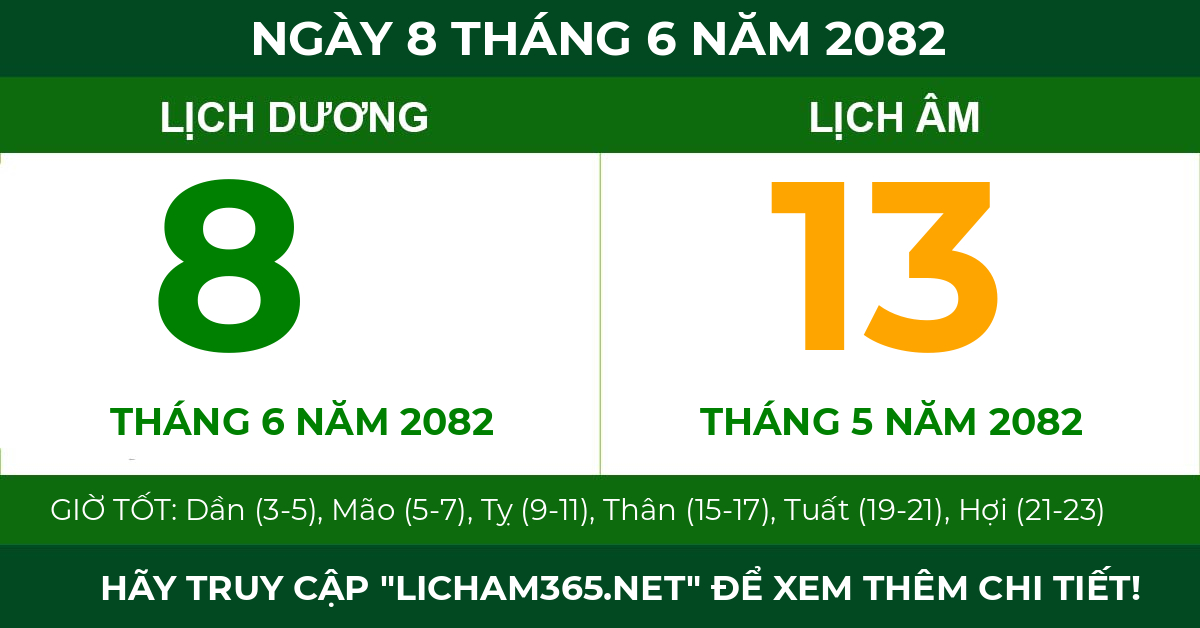 lịch âm ngày 8 tháng 6 năm 2082