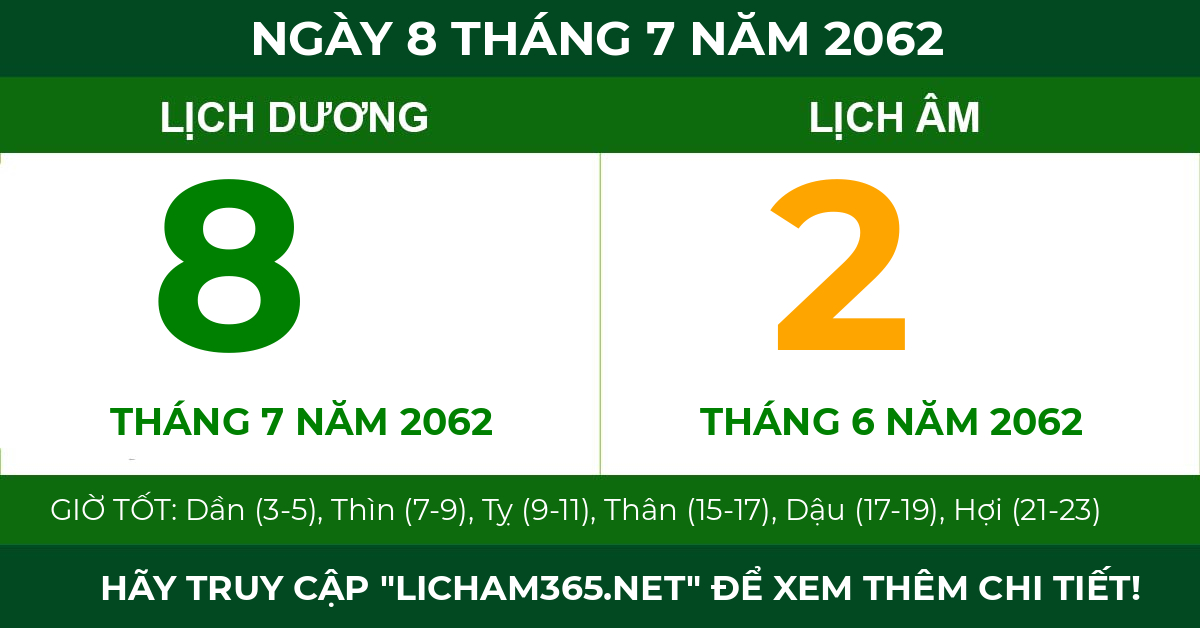 lịch âm ngày 8 tháng 7 năm 2062
