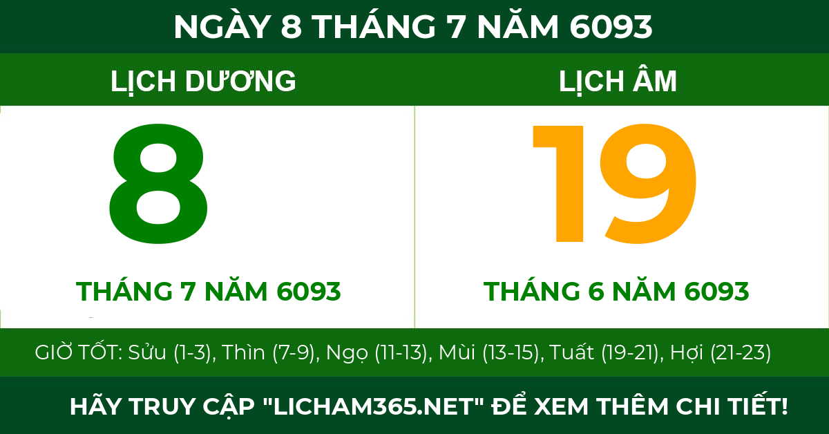 lịch âm ngày 8 tháng 7 năm 6093