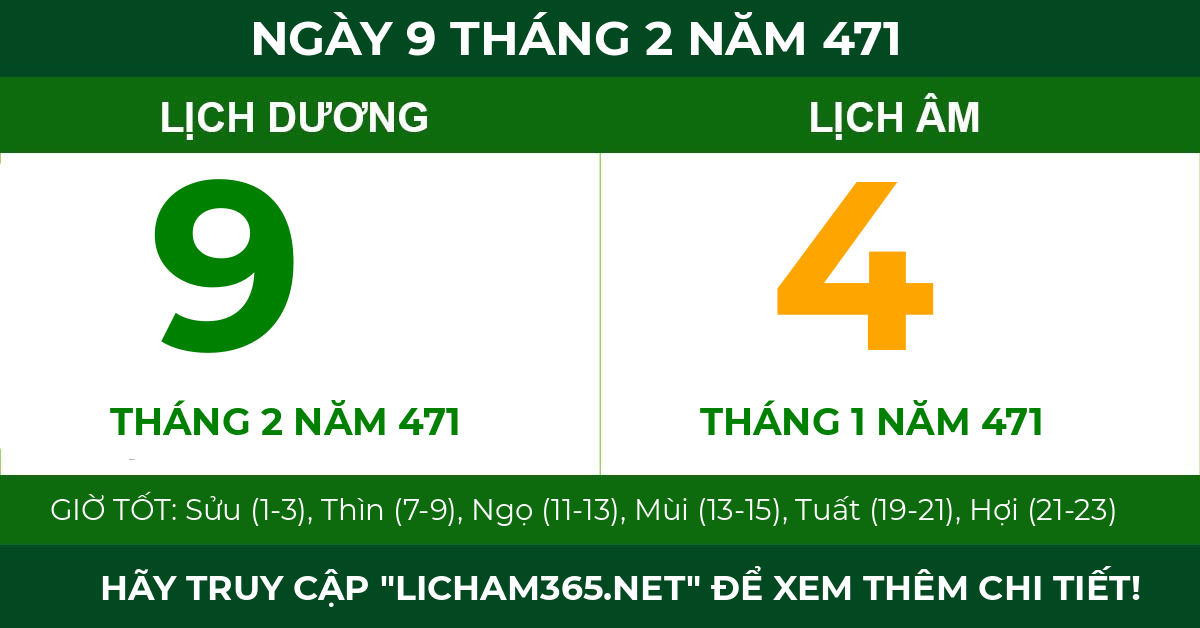 lịch âm ngày 9 tháng 2 năm 471