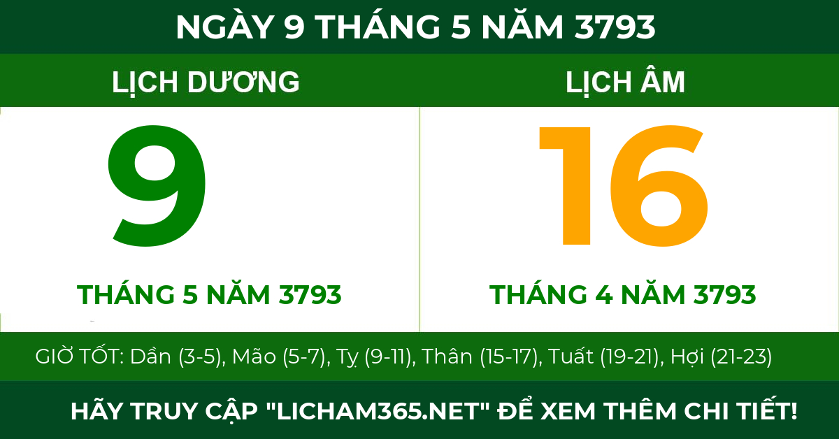 lịch âm ngày 9 tháng 5 năm 3793