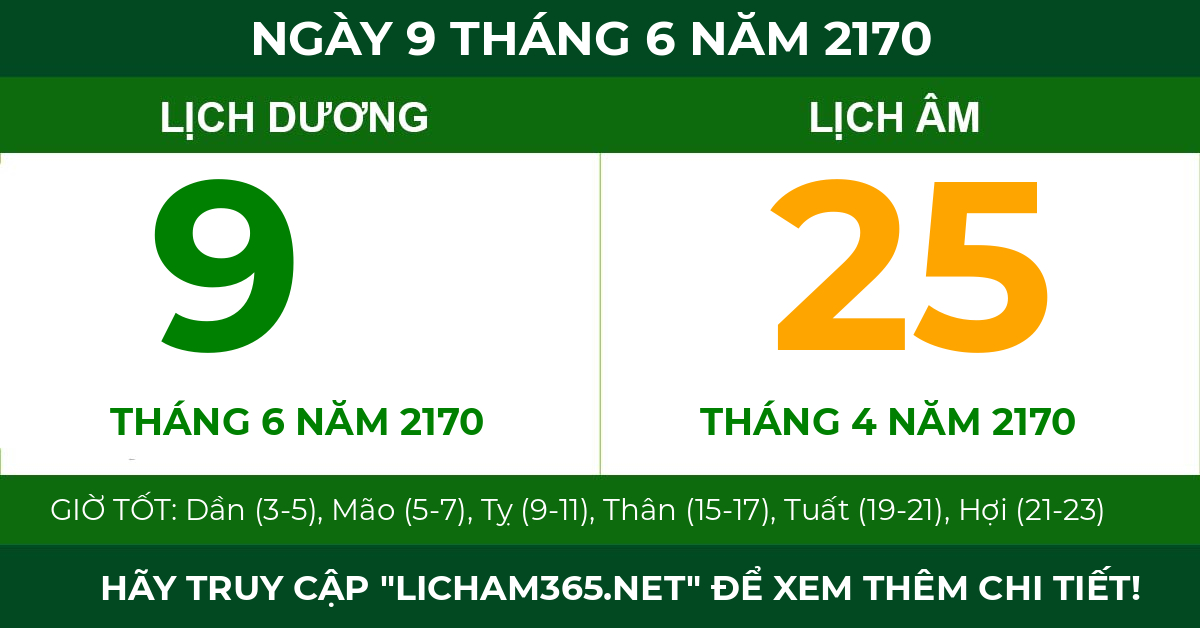 lịch âm ngày 9 tháng 6 năm 2170